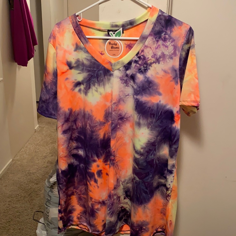 Plus Size Tie Dye T-shirt